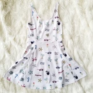 h and m palm tree dress